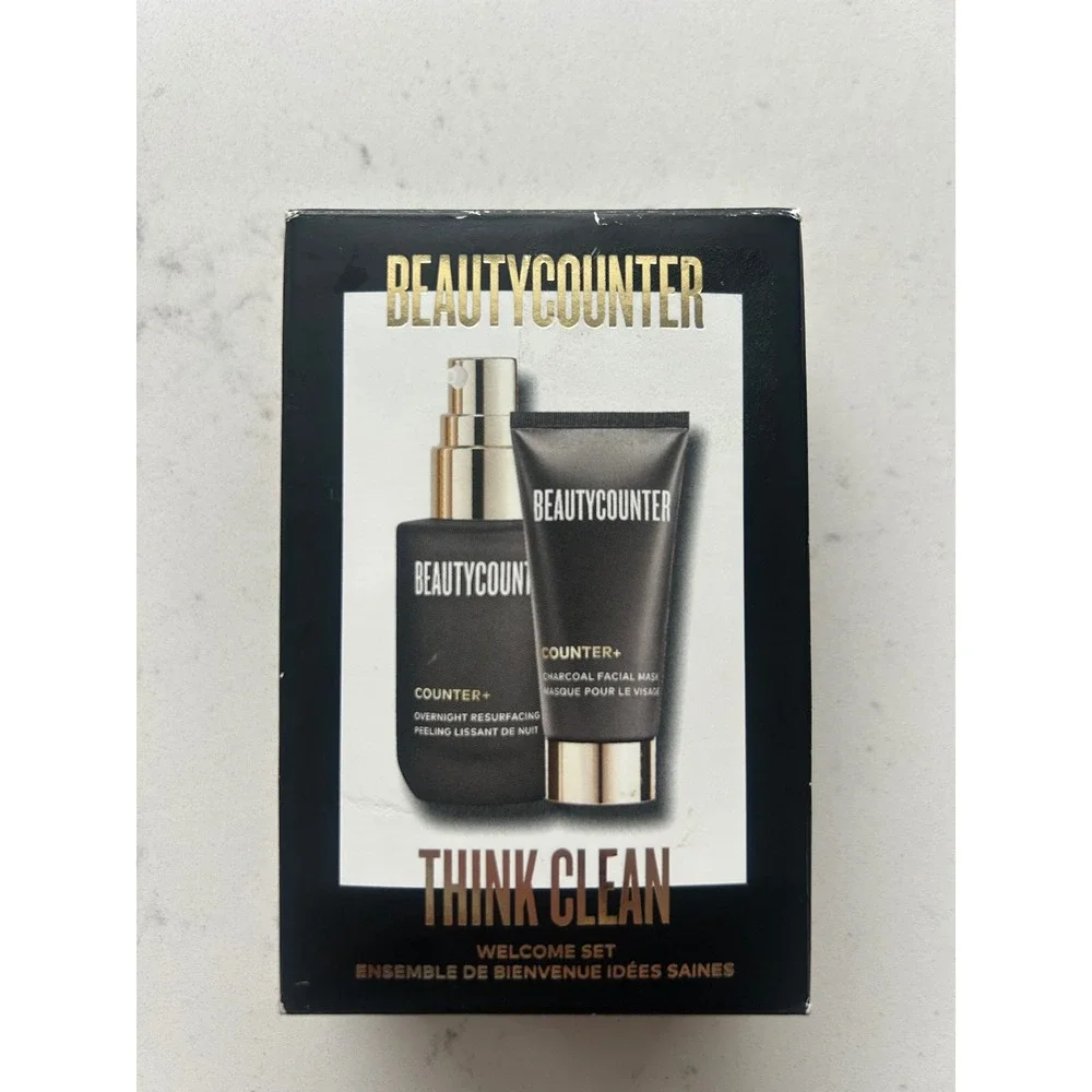 Beautycounter‎ Counter+ Welcome Set Overnight Resurfacing Peel Charcoal Mask